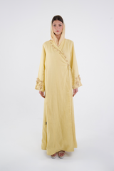 Solenne Linen Abaya