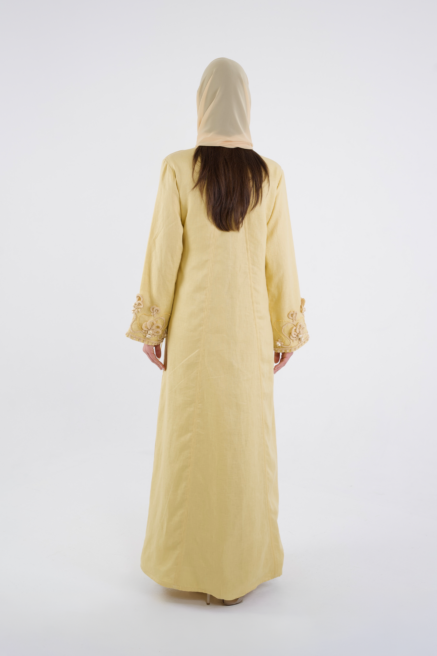 Solenne Linen Abaya