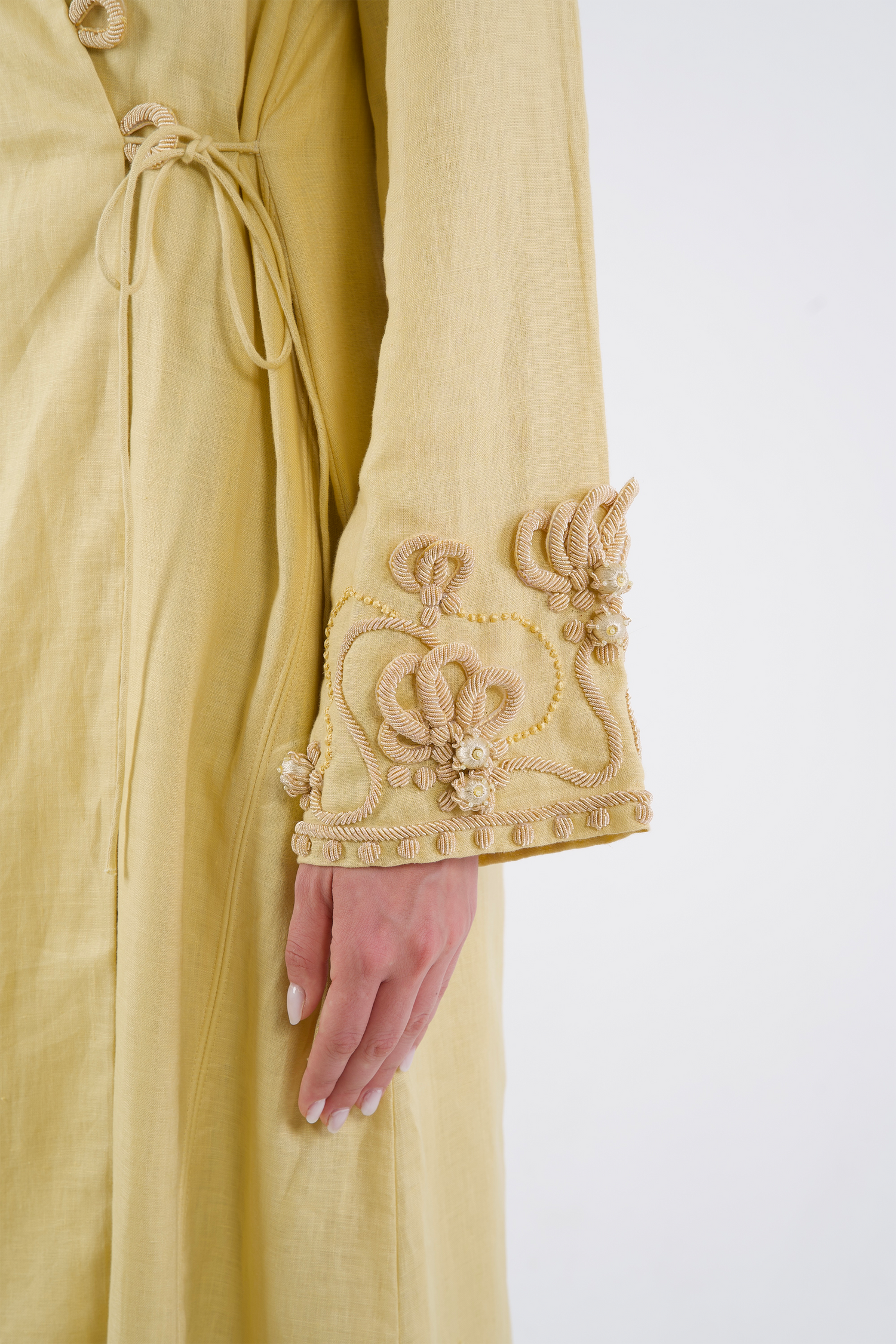 Solenne Linen Abaya